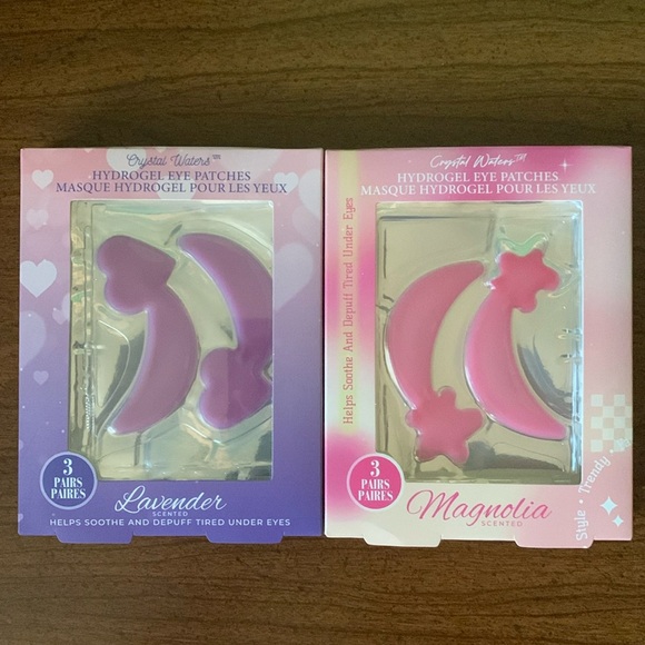 Crystal Waters Other - It’s bundle time! NWOT 2pk Crystal Waters 3-pair Hydrogel Eye Patches Set